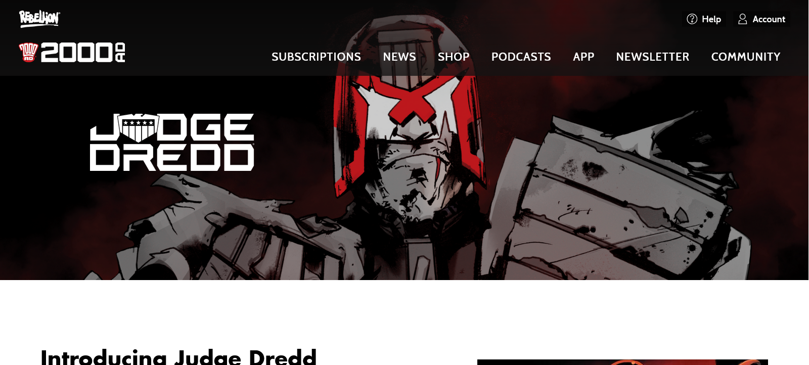 2000ad judge dredd screenshot